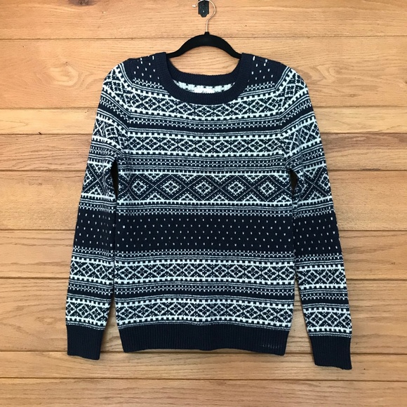 Levi's Sweaters - ❄️ Levi's navy and white fair isle sweater